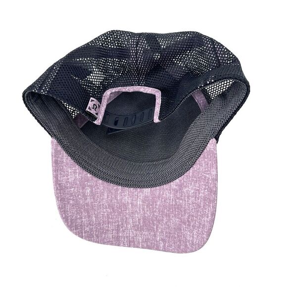 Lululemon Commission Hat Cherry Cola Black Mesh Back Snap Back Ball Cap - Picture 4 of 8